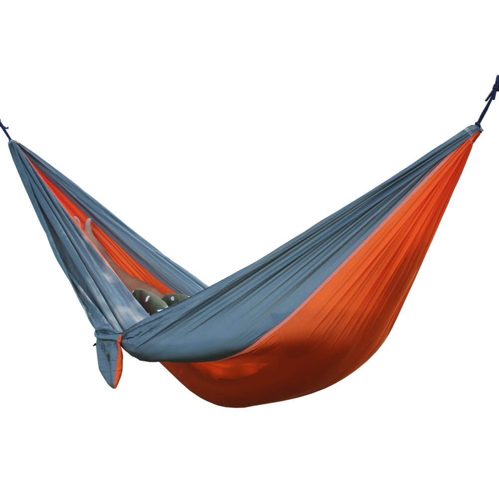 Portable Double Person Camping Garden Leisure Travel Hammock, Orange gray, 501 Original
Portable Double Person Camping Garden Leisure Travel Hammock, Orange gray, 501 Original