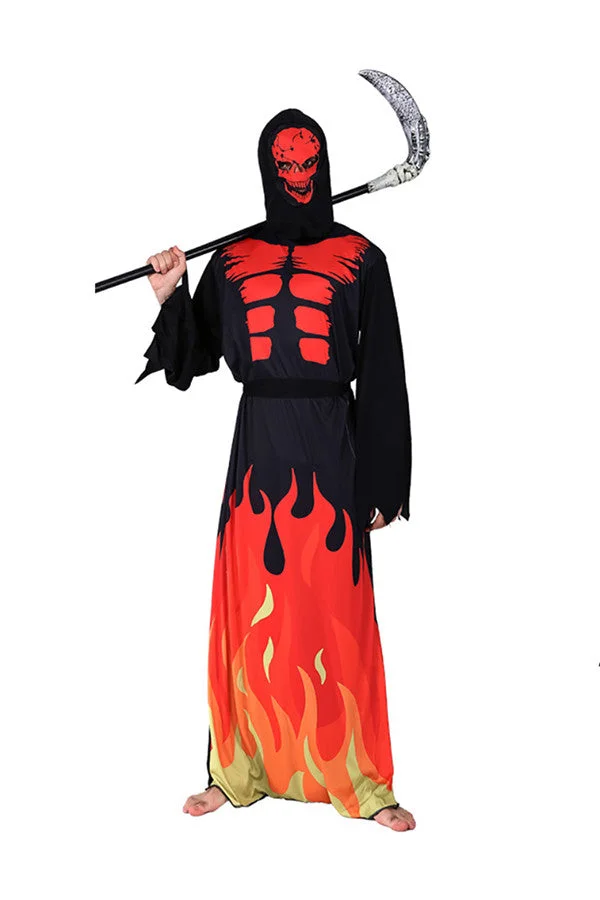 Festival Cosplay Cool Lord Voldemort Mens Funny Halloween Costume Red-elleschic