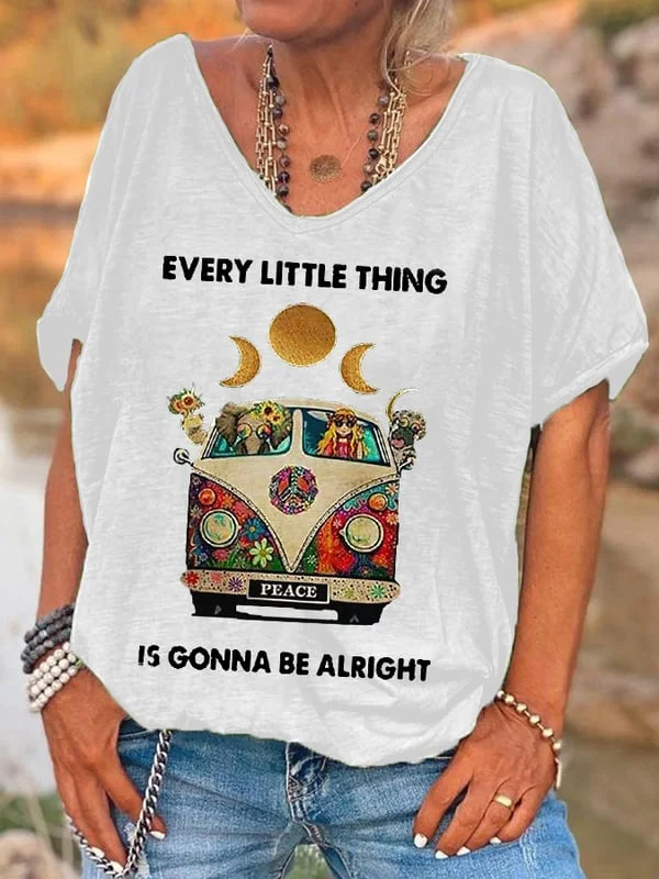 Women's Every Little Thing Is Gonna Be Alright T-Shirt
