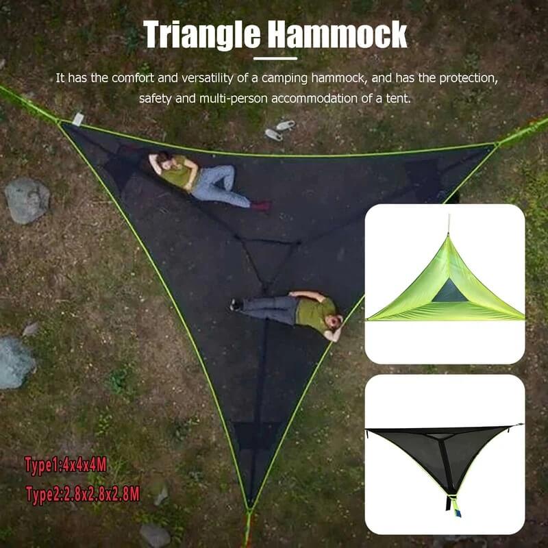 Multi-Person Hammock - Patented 3 Point Design Outbak