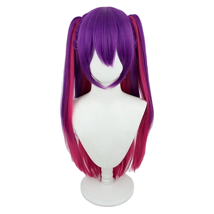 2.5 Dimensional Seduction (2024) Mikari Tachibana Purple Wig Cosplay Accessories Halloween Carnival Props