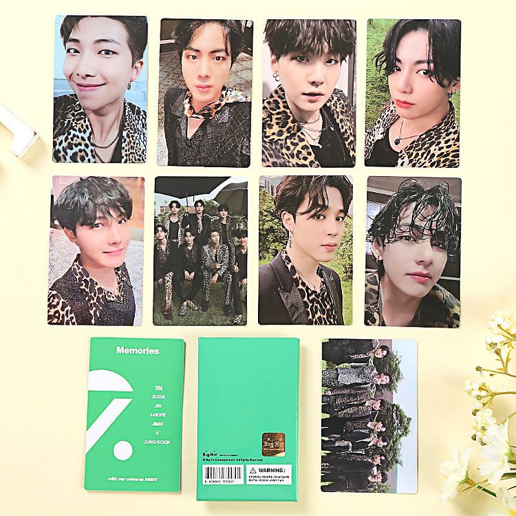 BTS Memories cards gift for army