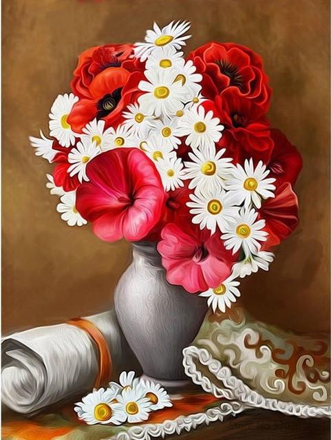 Chrysanthemum and Red Flowers Still Life – Paint By Numbers - 40*50CM, 501 Original
Chrysanthemum and Red Flowers Still Life – Paint By Numbers - 40*50CM, 501 Original