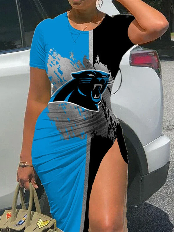 Carolina Panthers
Women's Slit Bodycon Dress