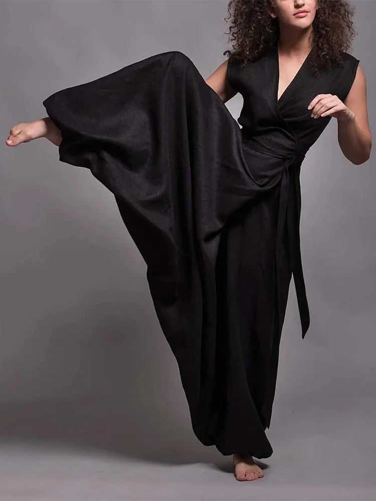 Tess Convertible Belted Jumpsuit