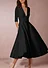 Hyhis New Women Dress Long Fashion Vacation Party Dresses Short Sleeve V-neck Slit Solid High Quality Vestidos Femme 2025