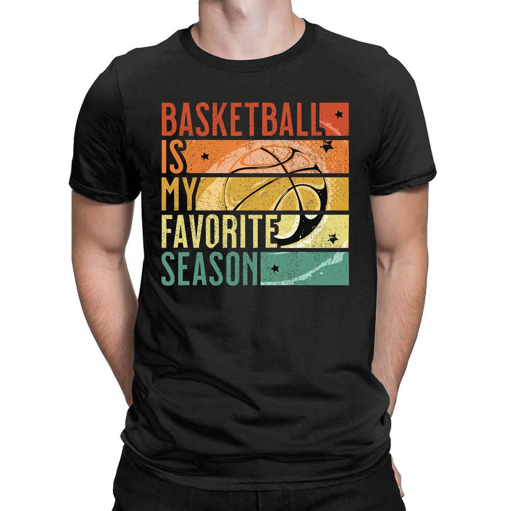 Basketball Is My Favorite Season Men's T-shirt-Guru-buzz