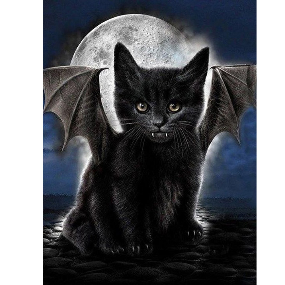 (Multi-Size) Black Cat - Round/Square Drill Diamond Painting - 30*40CM, Round diamond 30*40cm, 501 Original
(Multi-Size) Black Cat - Round/Square Drill Diamond Painting - 30*40CM, Round diamond 30*40cm, 501 Original