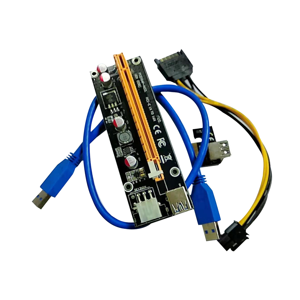 PCI-E 1X to 16X Extension Riser USB 3.0 Cable GPU Miner BTC Mining Extender, 501 Original
PCI-E 1X to 16X Extension Riser USB 3.0 Cable GPU Miner BTC Mining Extender, 501 Original