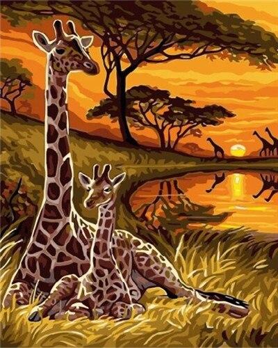 Giraffe Couple – Paint By Numbers - 40*50CM, 501 Original
Giraffe Couple – Paint By Numbers - 40*50CM, 501 Original