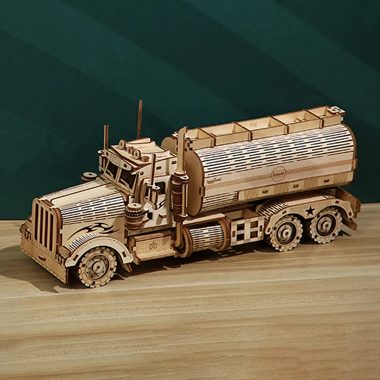 Tanker Deposit Box 3D Wooden Puzzle