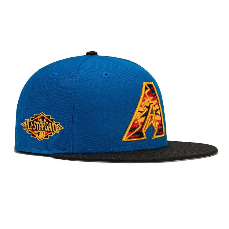 New Era 59Fifty Arizona Diamondbacks 2011 All Star Game Patch A Hat - Royal, Black QueenFunky