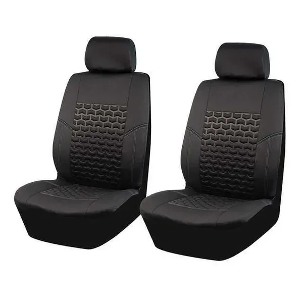 New Black Universal 4mm Sponge Covers Sporty Design With Three Zipper Rear Seat Split Car Accessories Interior