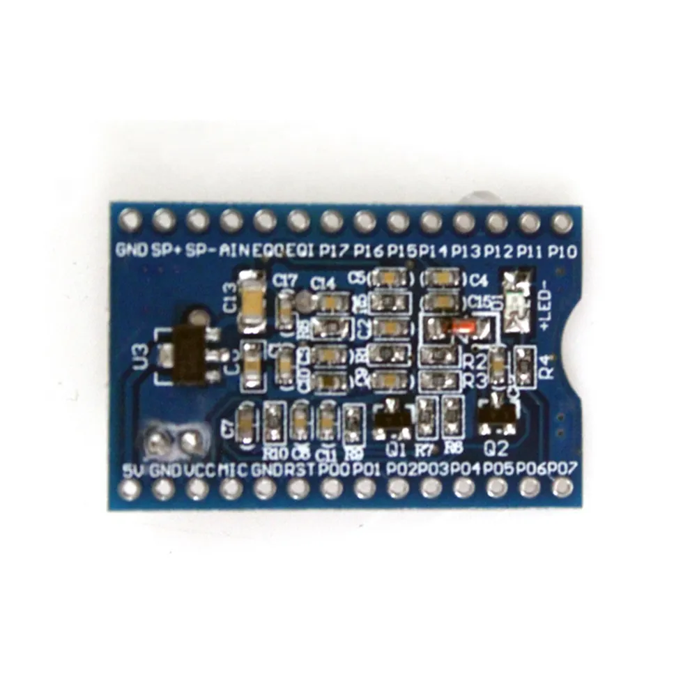 32 Min Recording Sound Recording Module with SPI-Flash NR7100S Voice Playback Module IC Sound Record Playback Module