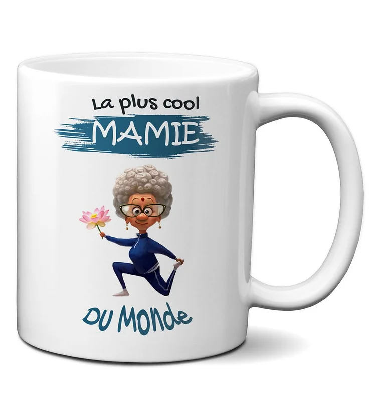 A ma Mamie - MUG Mamie la plus cool de monde humour fête des grands mères Jessemade FR