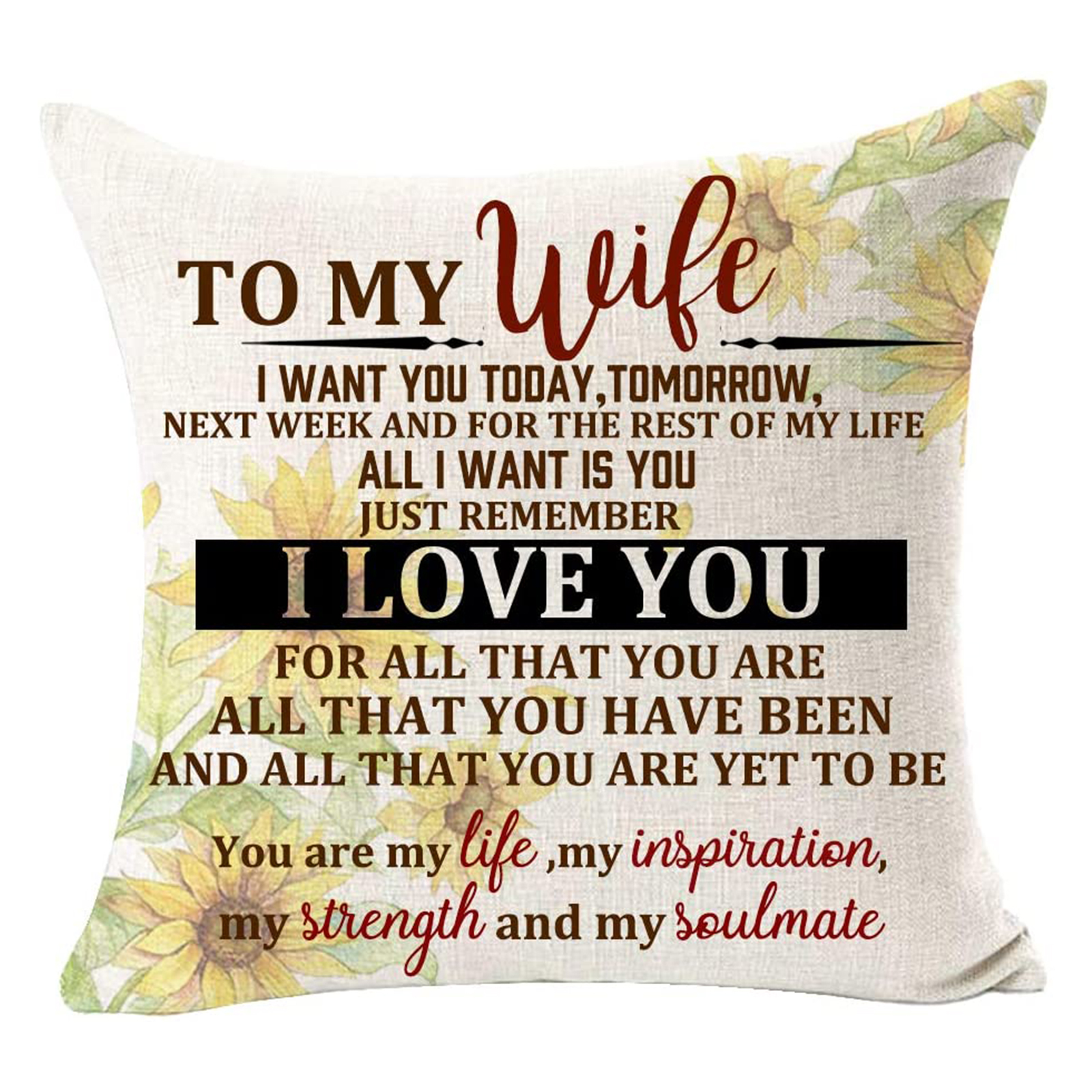 Valentines Pillow Cases 18x18 inch, Cotton Linen Letters Cushion Cover, 501 Original
Valentines Pillow Cases 18x18 inch, Cotton Linen Letters Cushion Cover, 501 Original