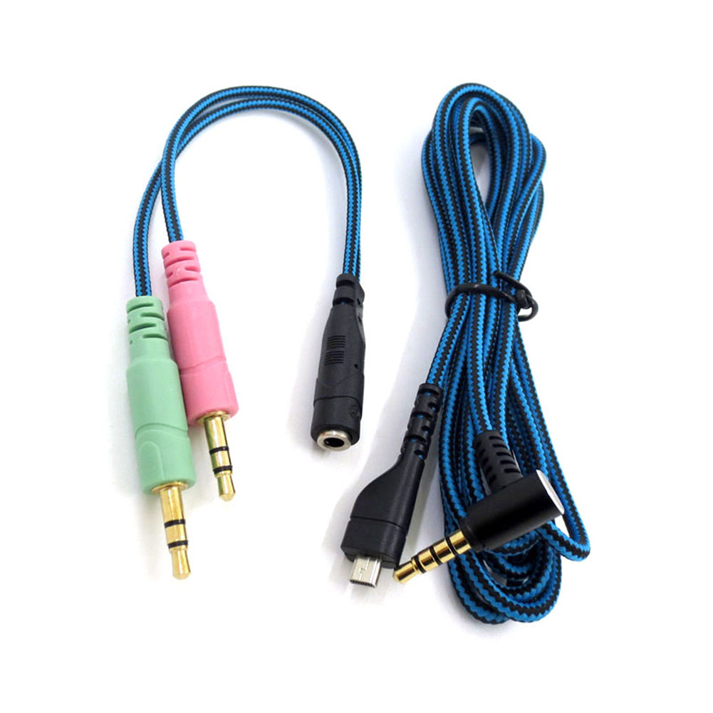 Gaming Headphone Replacement Audio AUX Cable for SteelSeries Arctis 3 5 7, Curved plug, 501 Original
Gaming Headphone Replacement Audio AUX Cable for SteelSeries Arctis 3 5 7, Curved plug, 501 Original