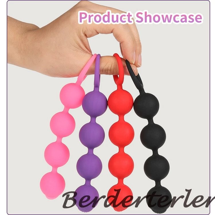 pornhint Pornhint Silicone Anal Beads Balls Butt Plug Anus Masturbator Dilatodor Expander Toy