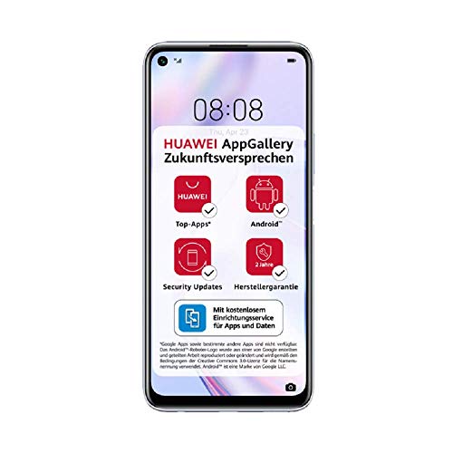 xiong duo Huawei+华为+P40+lite+5G+双卡双待智能手机(16.51cm/6.5英寸),128GB+ROM,6GB+RAM,Android+10.0+AOSP,无Google+Play商店,EMUI+10.1.1),太空银