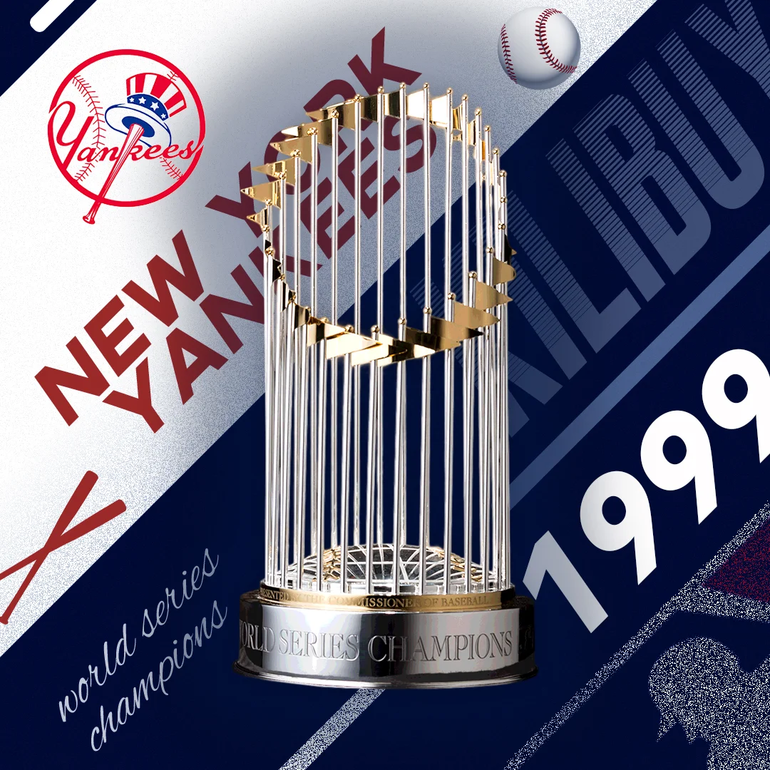 NEW YORK YANKEES MLB WORLD SERIES WINNER 1999