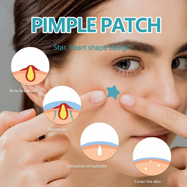 Breathable waterproof repair hydrocolloid acne patch