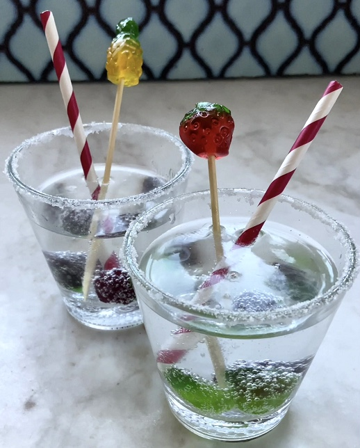 Refreshing Olipop Sangria Mocktail