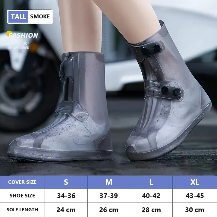 Thickened Waterproof Rain Boots – Portable & Non-Slip (Wide-Fit Design, Reusable)