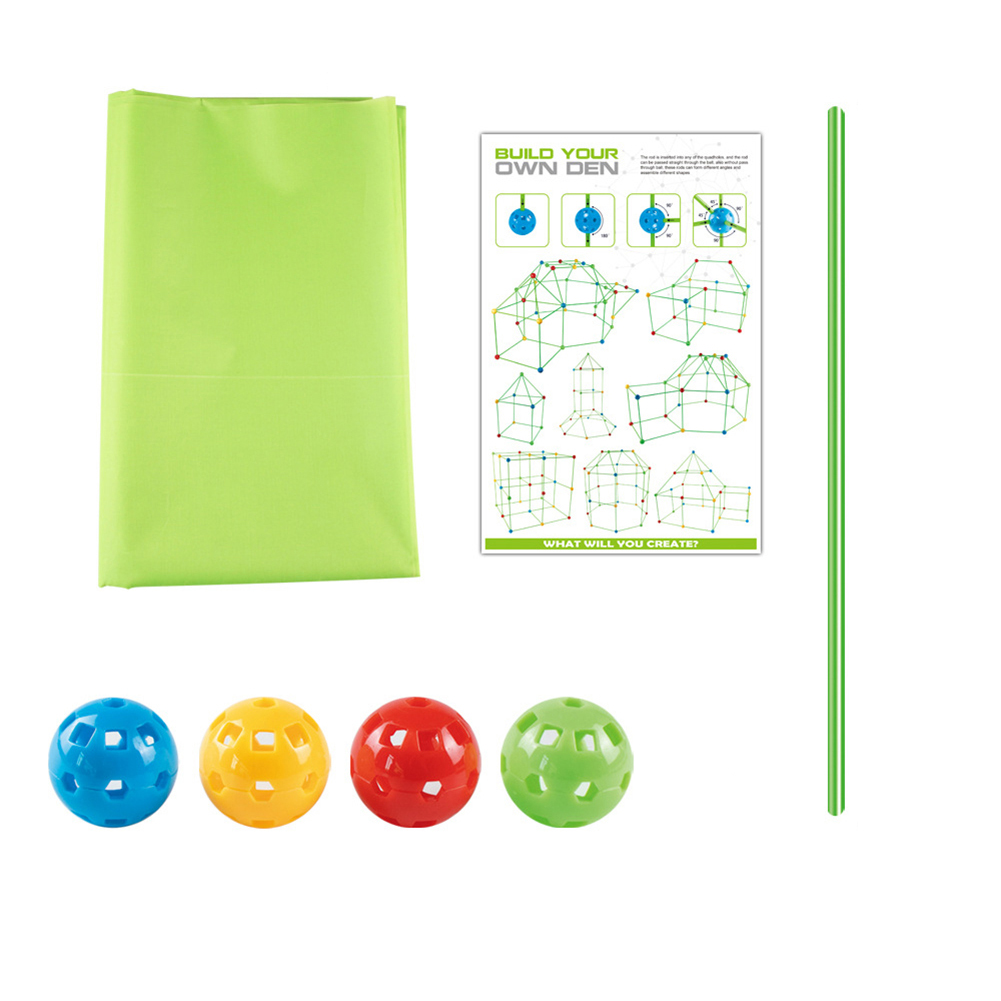 DIY Tent Construction Play House Toys DIY Assembly Beads Set Building Block, 501 Original
DIY Tent Construction Play House Toys DIY Assembly Beads Set Building Block, 501 Original