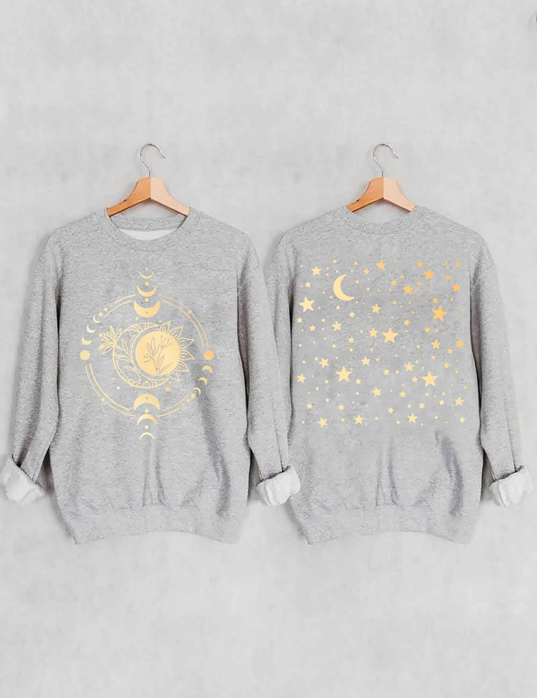 Shiny Mysterious Moon Phase Sweatshirt