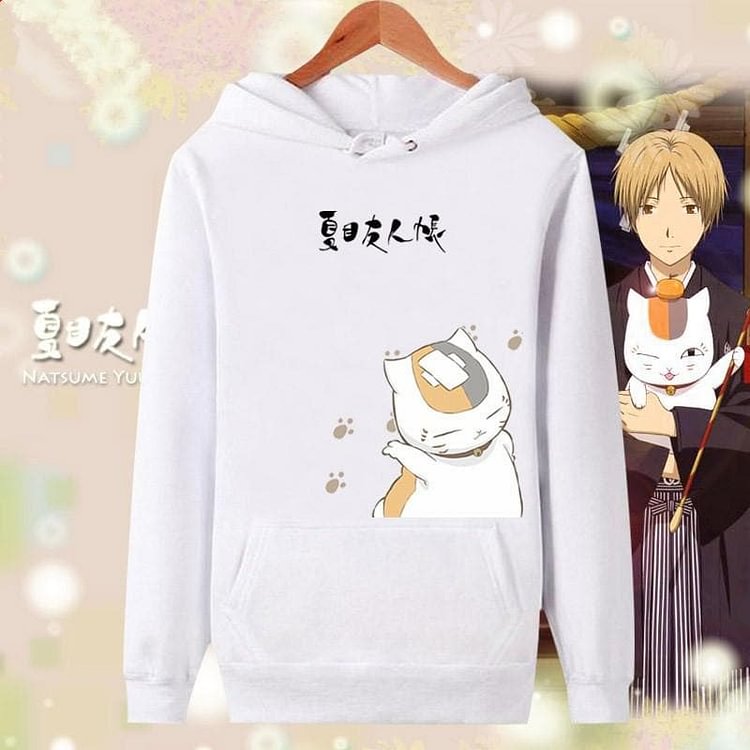 Natsume Yuujinchou Nyanko Sensei Fleece Hoodie Jumper SP1710551