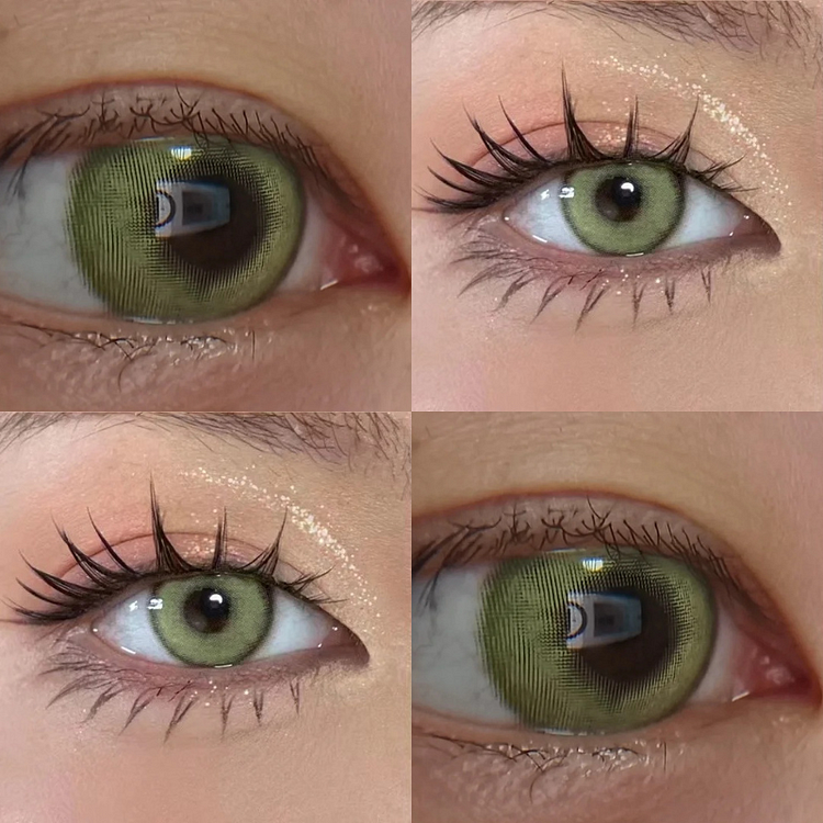 【U.S WAREHOUSE】Sorayama Green Colored Contact Lenses