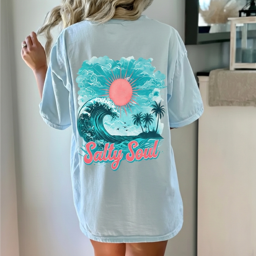 thesupersurf Women's Surf Vibe Printed T-shirt