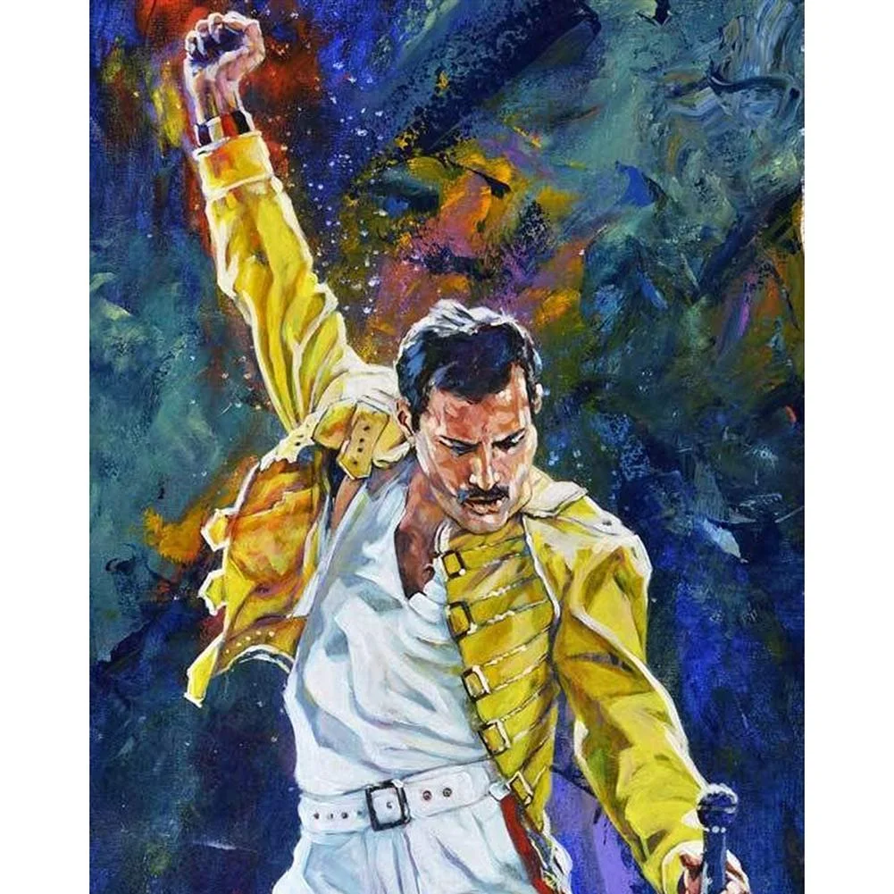 Full Round Diamond Painting - Freddie Mercury(30*40cm)