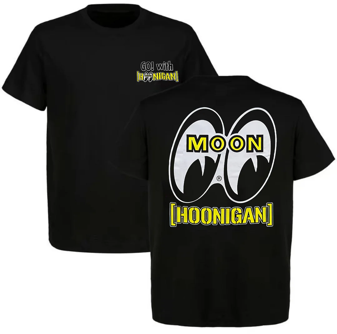 Go! With Hoonigan Printed Unisex Oversized T-shirt - Devcarry