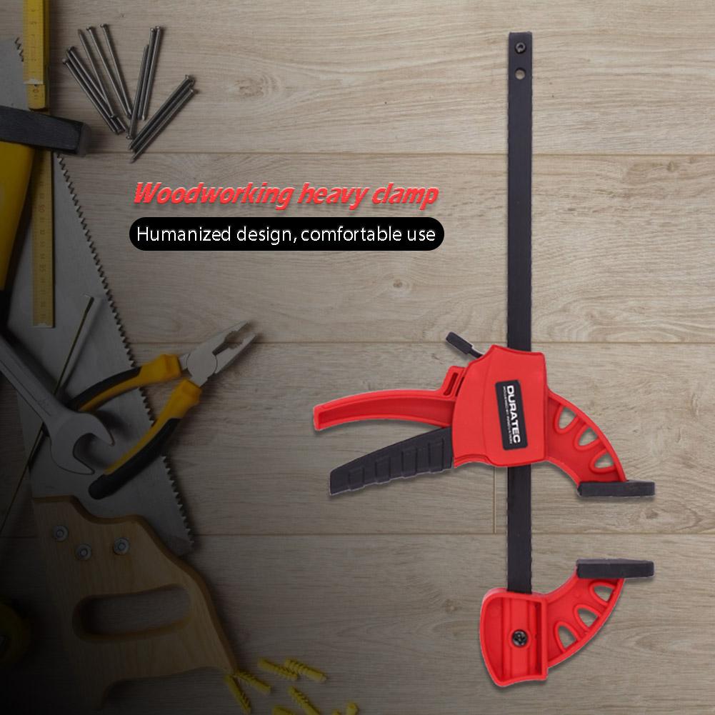 DURATEC Plastic F Type Heavy Duty Quick Release Clamp for Woodworking Tools, Dt85260150, 501 Original
DURATEC Plastic F Type Heavy Duty Quick Release Clamp for Woodworking Tools, Dt85260150, 501 Original