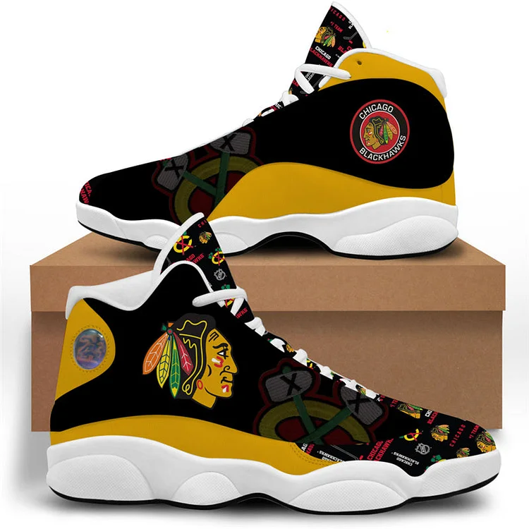 Chicago Blackhawks Printed Unisex Basketball Shoes