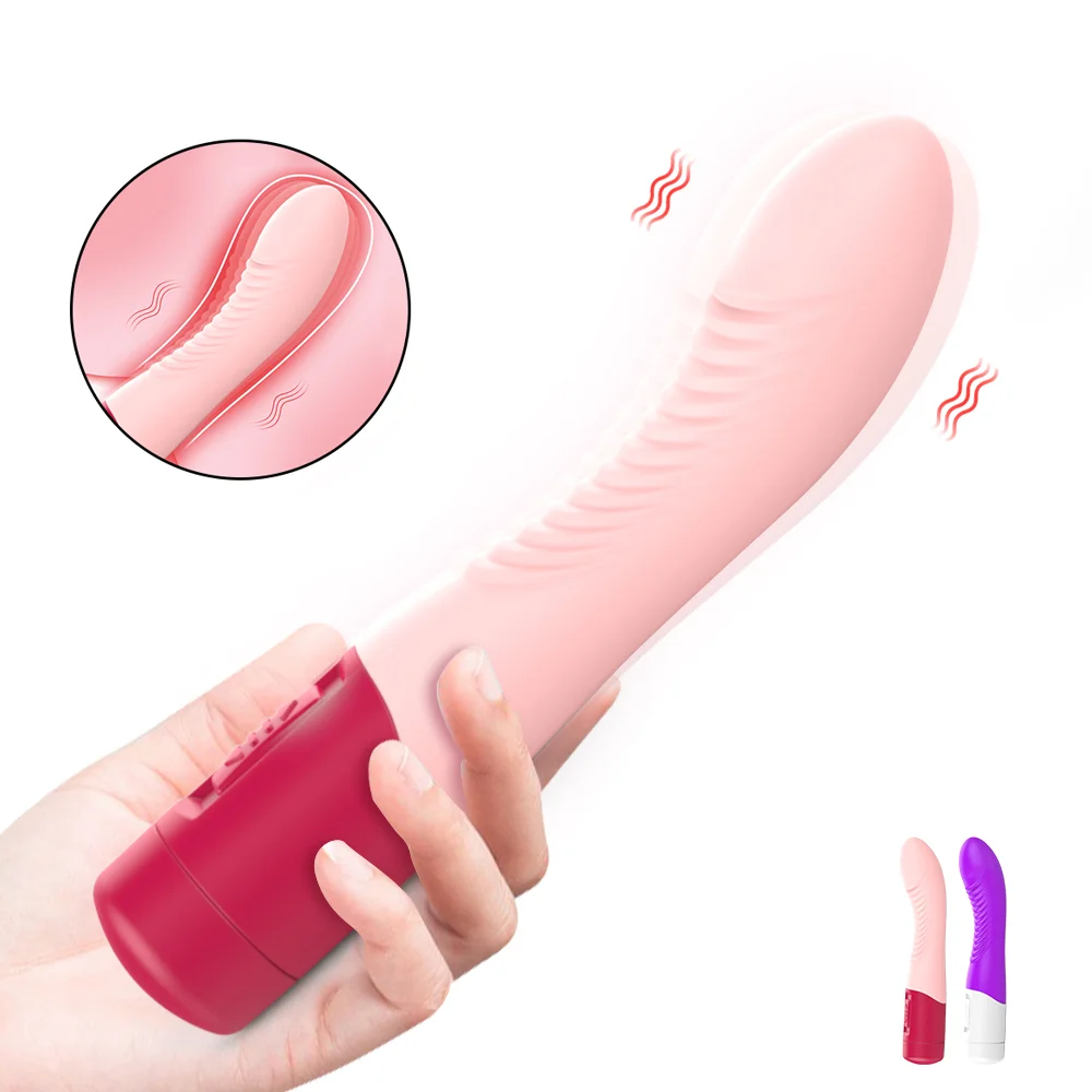 Silicone Vibration Massage Appliance - Rose Toy