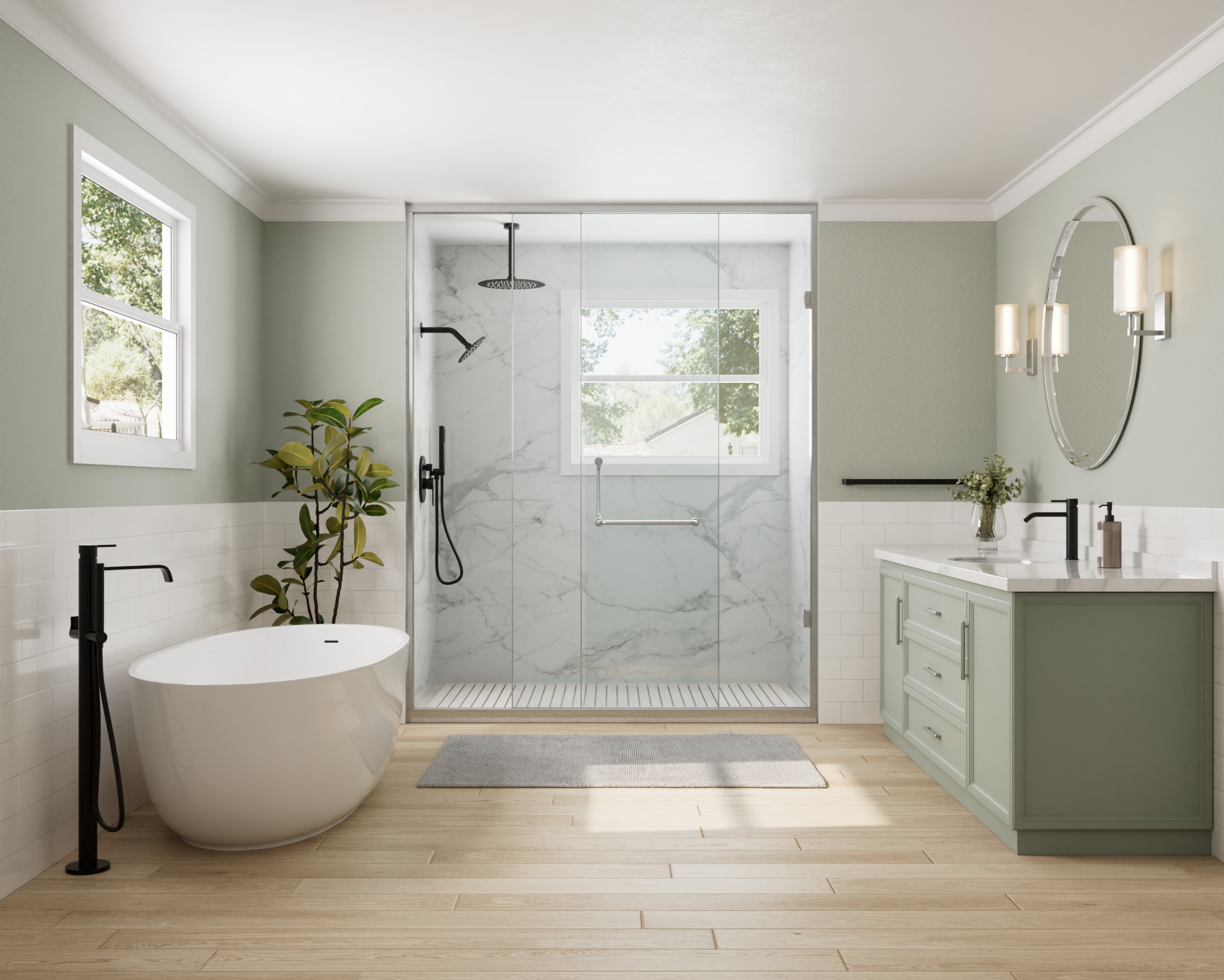 Shower Systems with Handheld