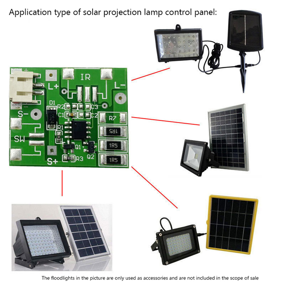 Smart 3.7V Solar Lamp Circuit Board Automatic Street Night Light Controller, 501 Original
Smart 3.7V Solar Lamp Circuit Board Automatic Street Night Light Controller, 501 Original