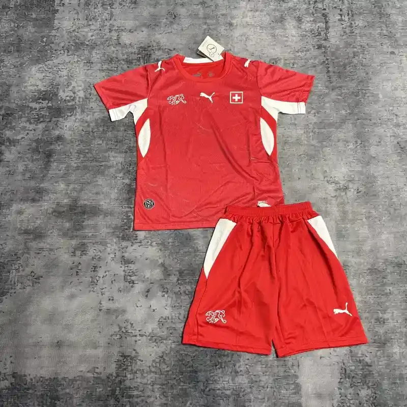 2026 Kids Switzerland Soccer Jersey Home 1:1 Thai Quality