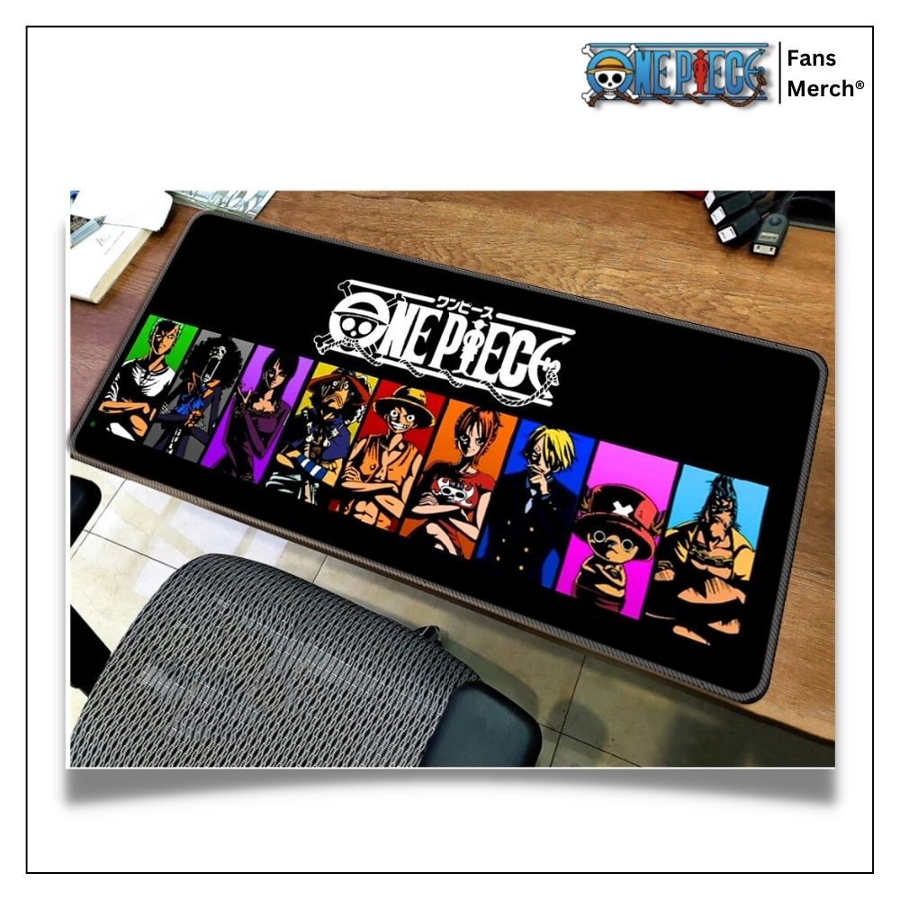 One Piece anime Mouse Pad Luffy Pirate Crew (XXL) official merch