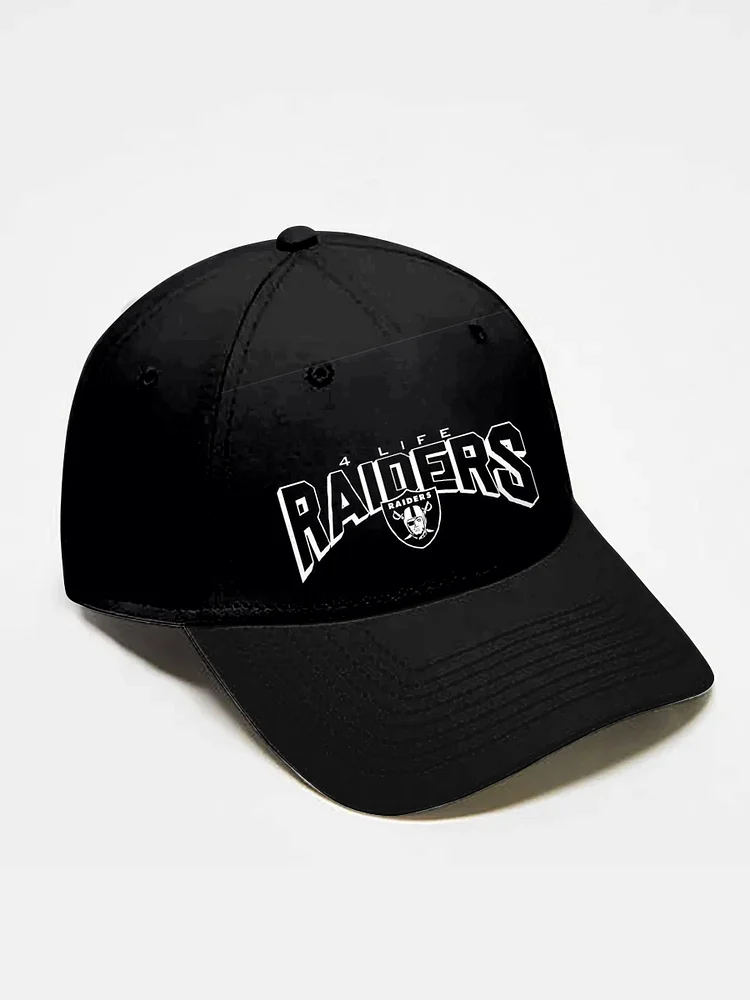 Raiders NFL Print  Peaked Cap