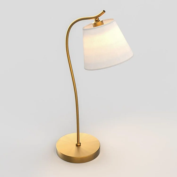 Mid Century Modern Vintage Brass Table Lamp - Appledas