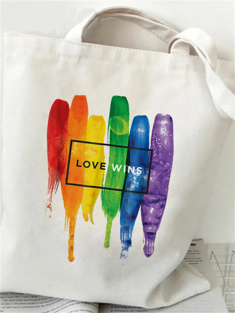 Rainbow LGBT Pride Graphic Shoulder Bag