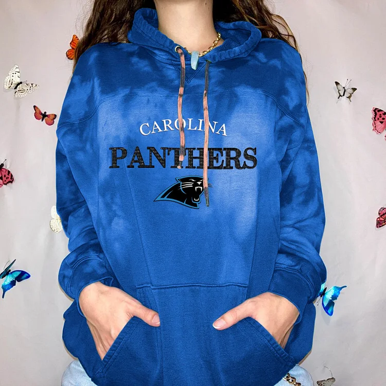 Carolina Panthers Women Printed  Hoodie