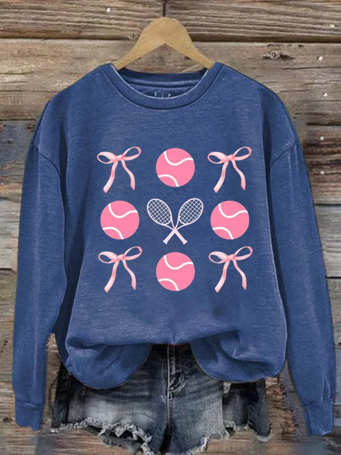Coquette Tennis Coach Sweatshirt socialshop