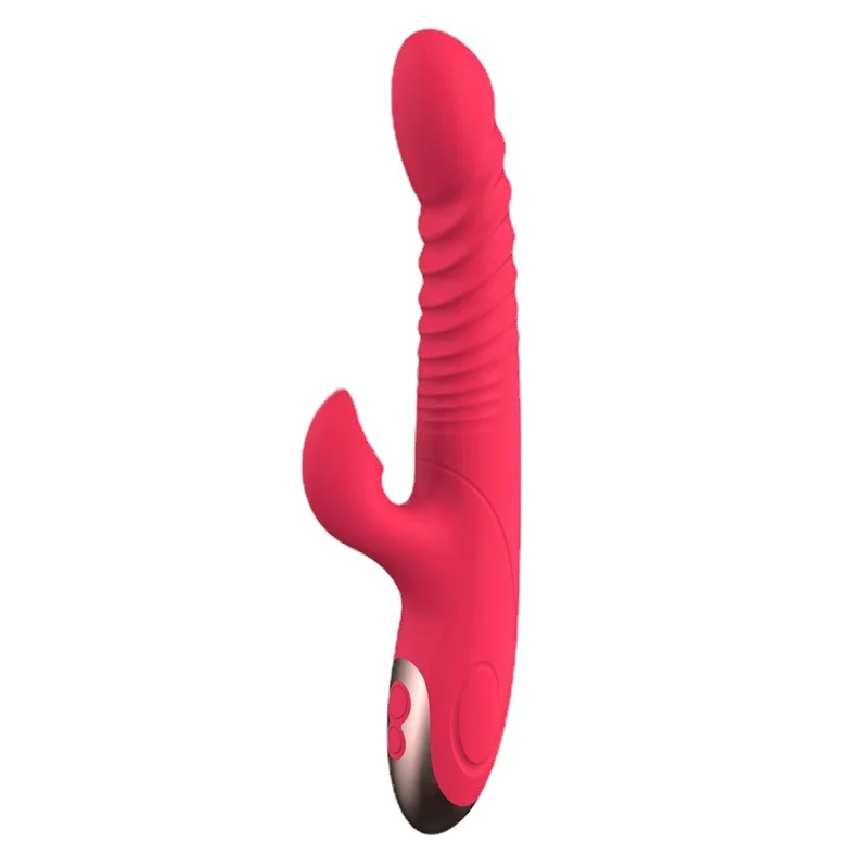 Heating Dildo Vibrator 10 Modes G Spot Vagina Massager - Rose Toy