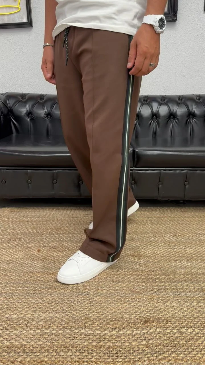 Side Stripe Men's Casual Pants