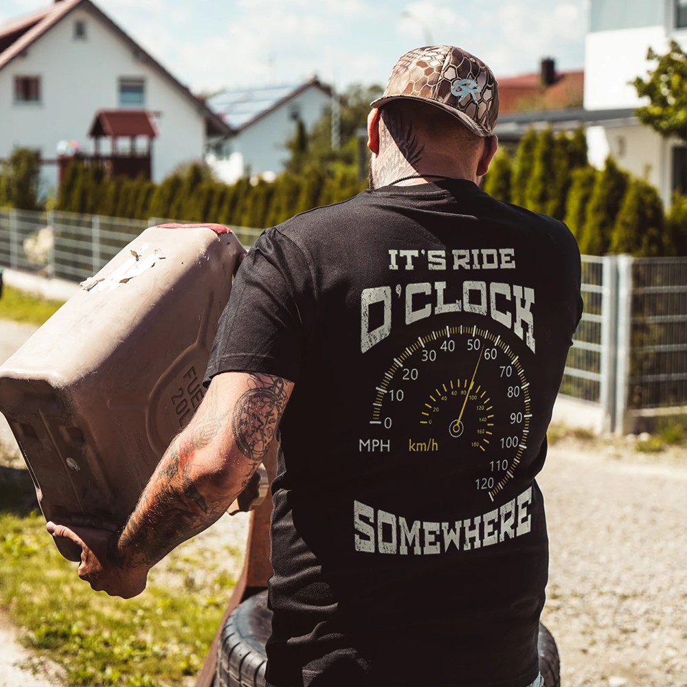 It's Ride O'clock Somewhere T-shirt - Devcarry