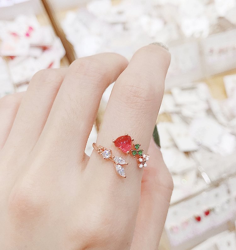 Dainty Stackable Flower Open Rings
